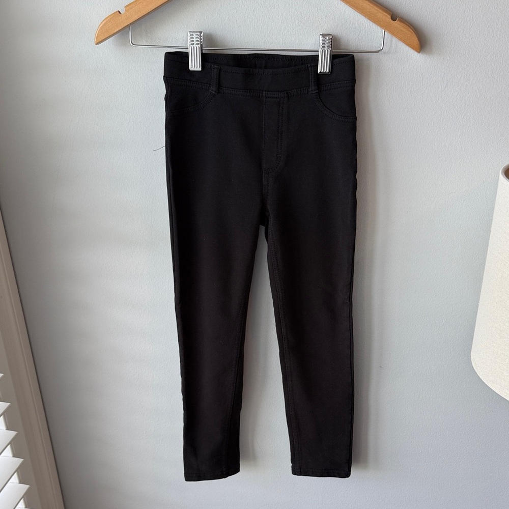 H&M Girls Black Pocket Jeggings